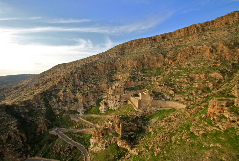 Mountainside Monastery near Al Qosh.